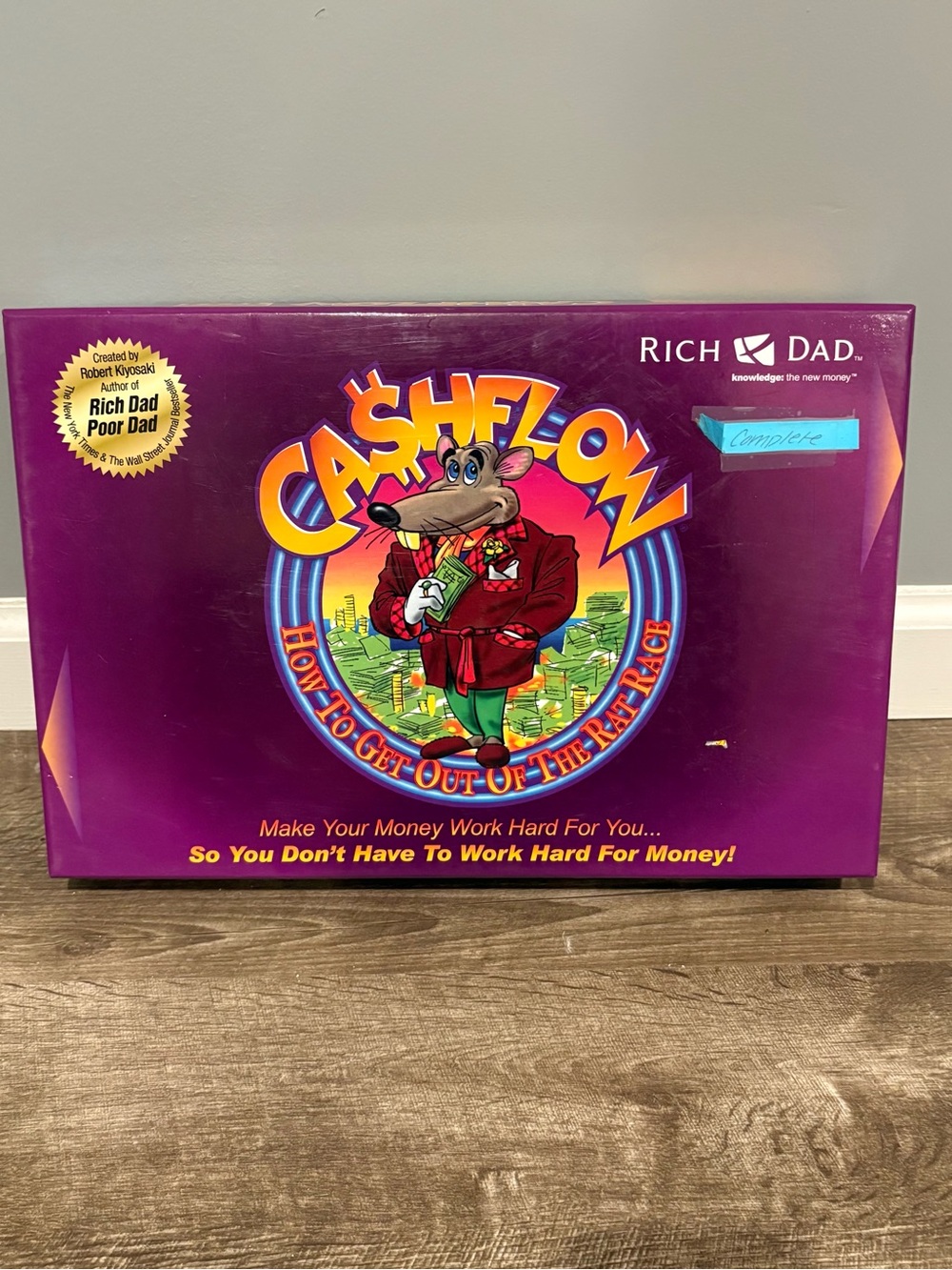 Rich Dad Cashflow Board Game Rat RaceRobert Kiyosaki COMPLETE